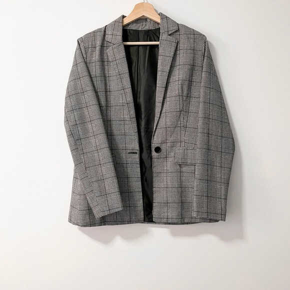 Checkered Blazer